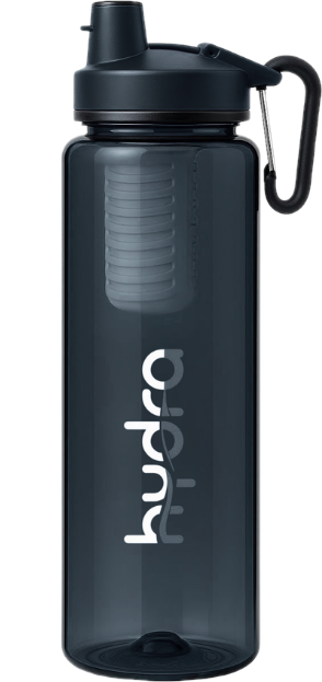 Hydra bottle in Midnight Black